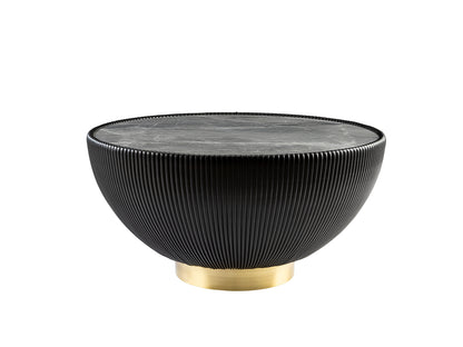 Mesa centro Schuller Candy 745512 - Negro y Latón - luzguru.com