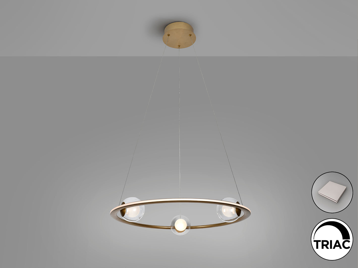 Lámpara de Techo TIRSA Bronce - Schuller - Iluminación Moderna | luzguru.com