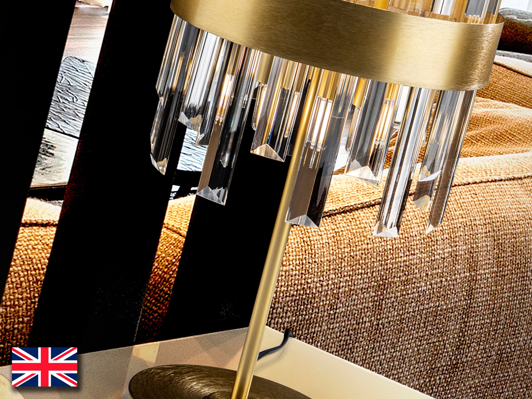 Lámpara Sobremesa Oro - Schuller Grace - Calidad Premium | luzguru.com