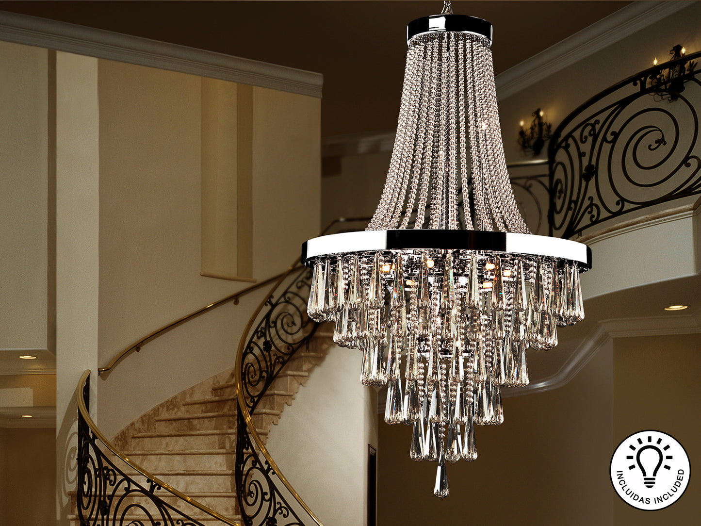 Lámpara Colgante Palace 22 Luces - Schuller - Calidad Premium | luzguru.com