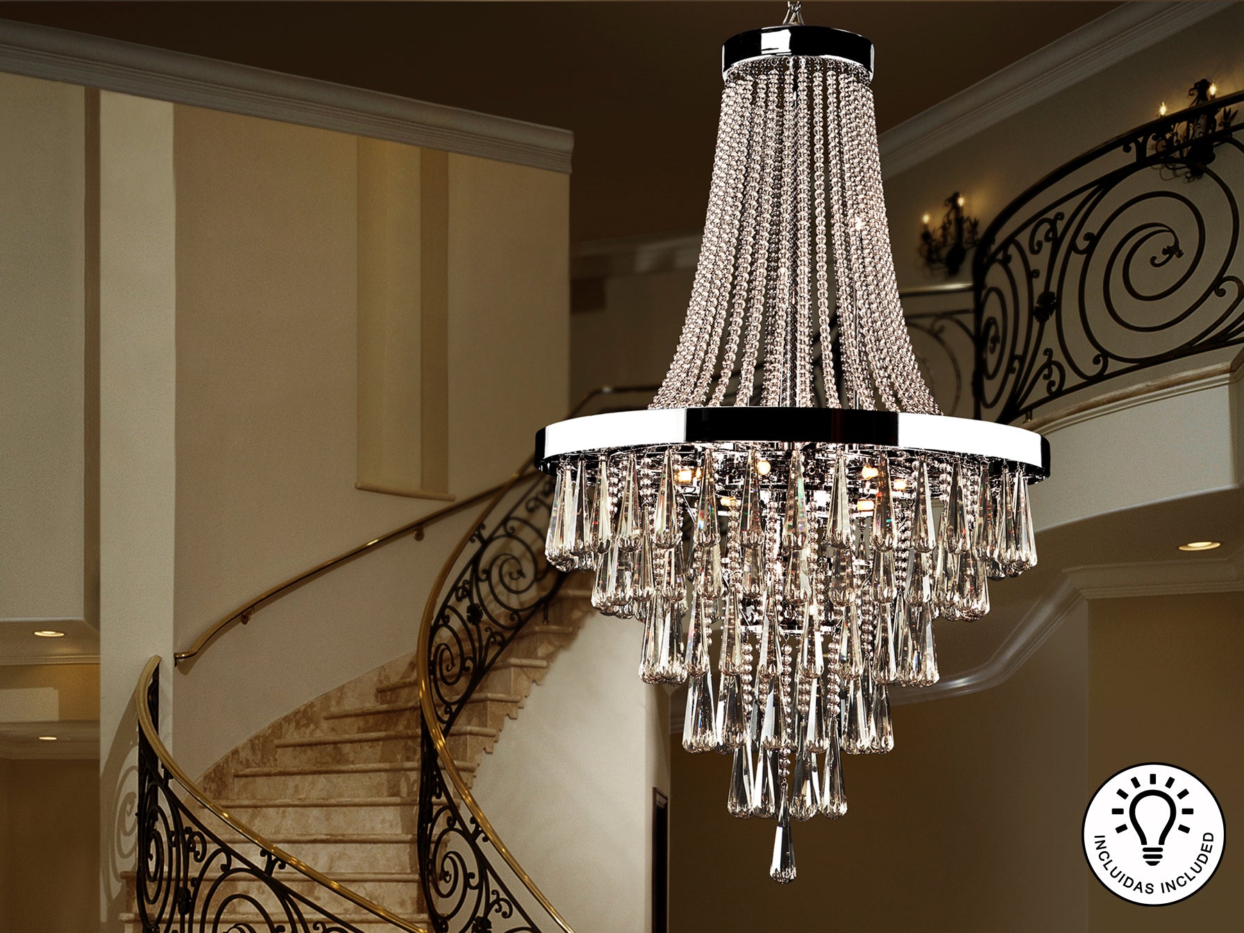 Lámpara Colgante Palace 22 Luces - Schuller - Calidad Premium | luzguru.com