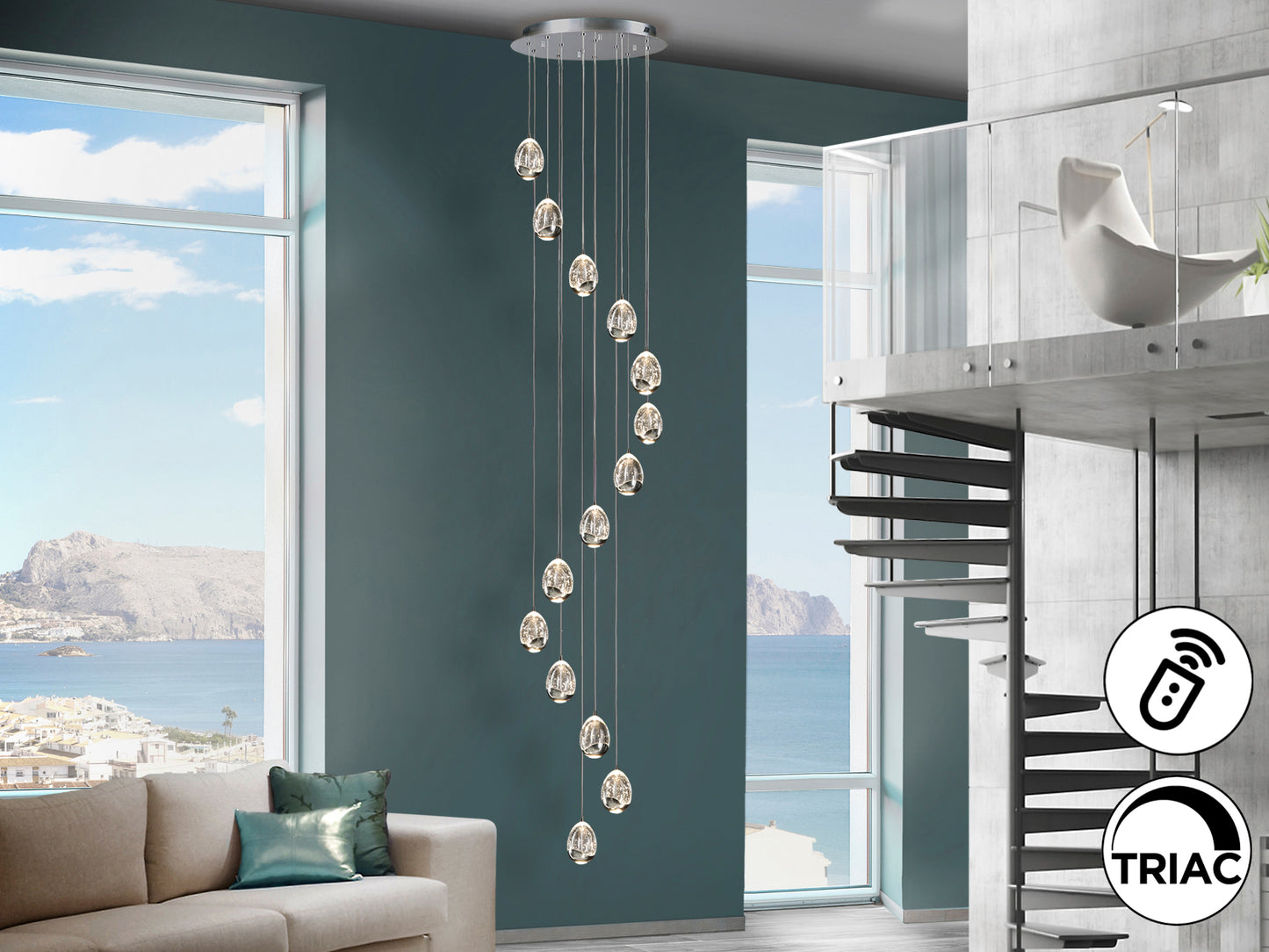 Lámpara Colgante Rocío Schuller - Iluminación Moderna y Elegante | luzguru.com