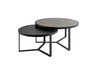 Mesas auxiliares Schuller Naira - Gris y Negro - Ref. 719124 - luzguru.com