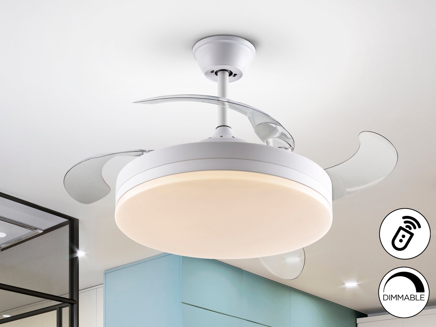 Ventilador Techo Schuller Vento - Diseño Moderno y Eficiente | luzguru.com