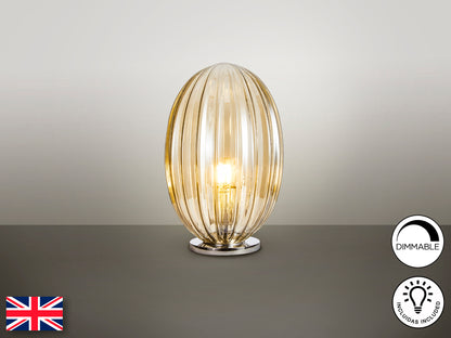 Lámpara Sobremesa Coñac - Schuller Ovila - Calidad Premium | luzguru.com