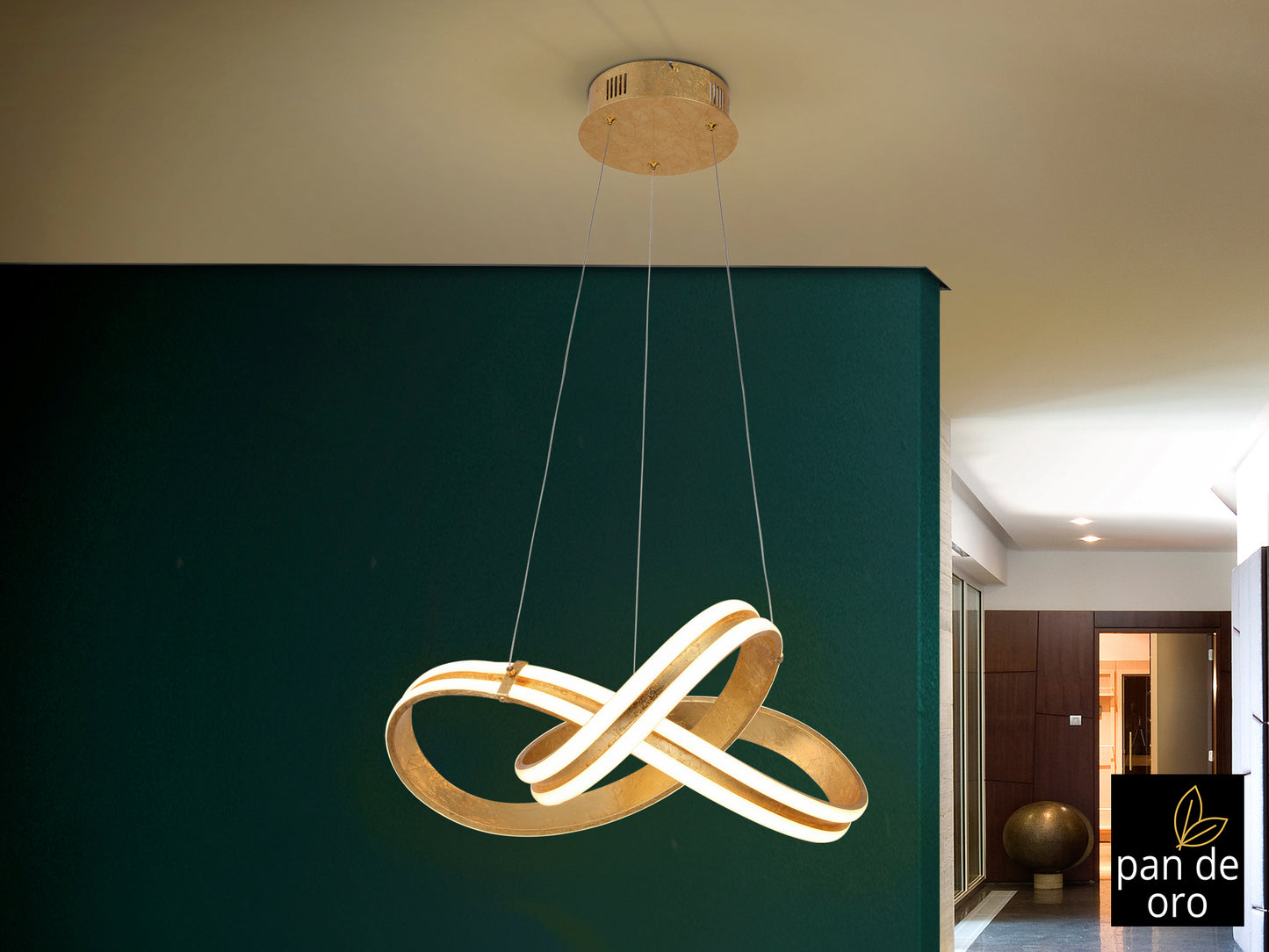 Lámpara de Techo Lazas Pan de Oro - Schuller - Calidad Premium | luzguru.com