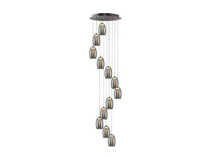 Lámpara LED Moderna Cromo - Schuller Nebula | luzguru.com