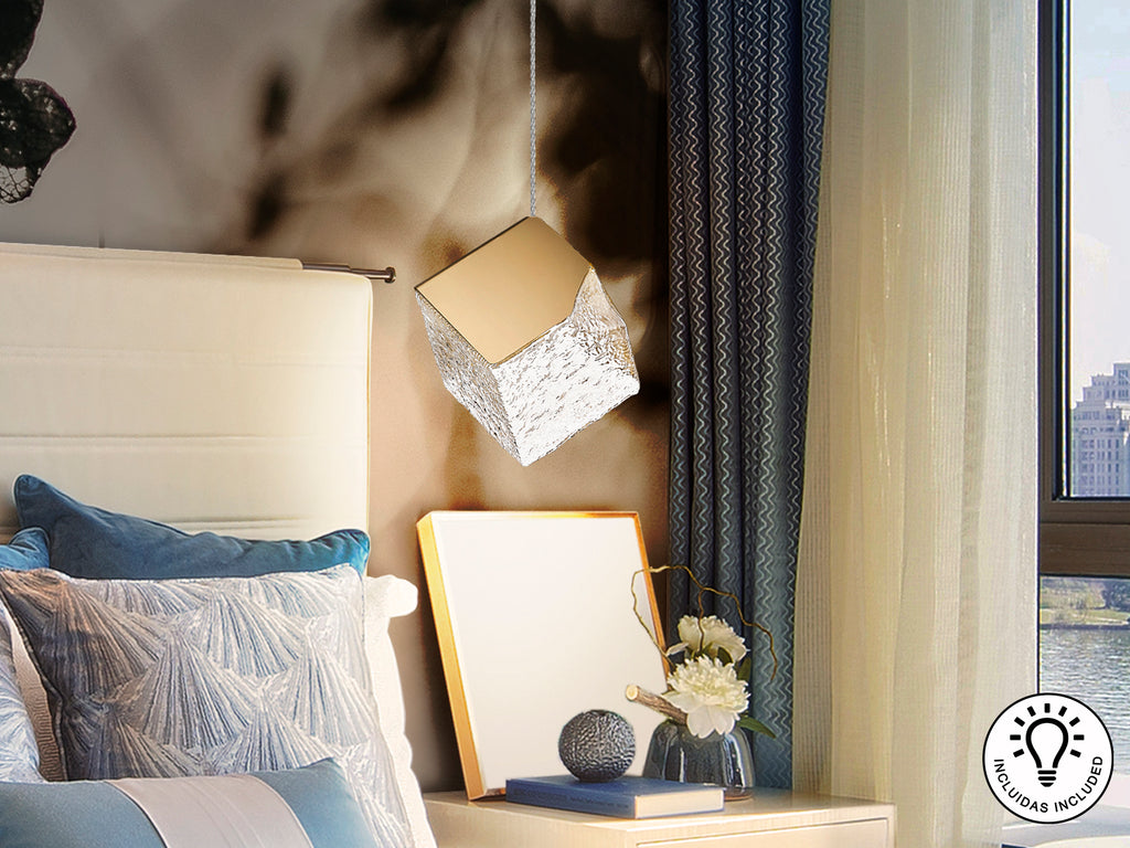 Schuller 720137 - Lámpara Priscila Oro - luzguru.com