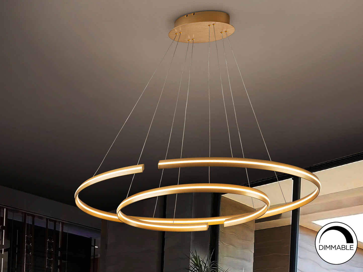 Lámpara Techo LED Schuller Elipse - Diseño Moderno y Elegante | luzguru.com