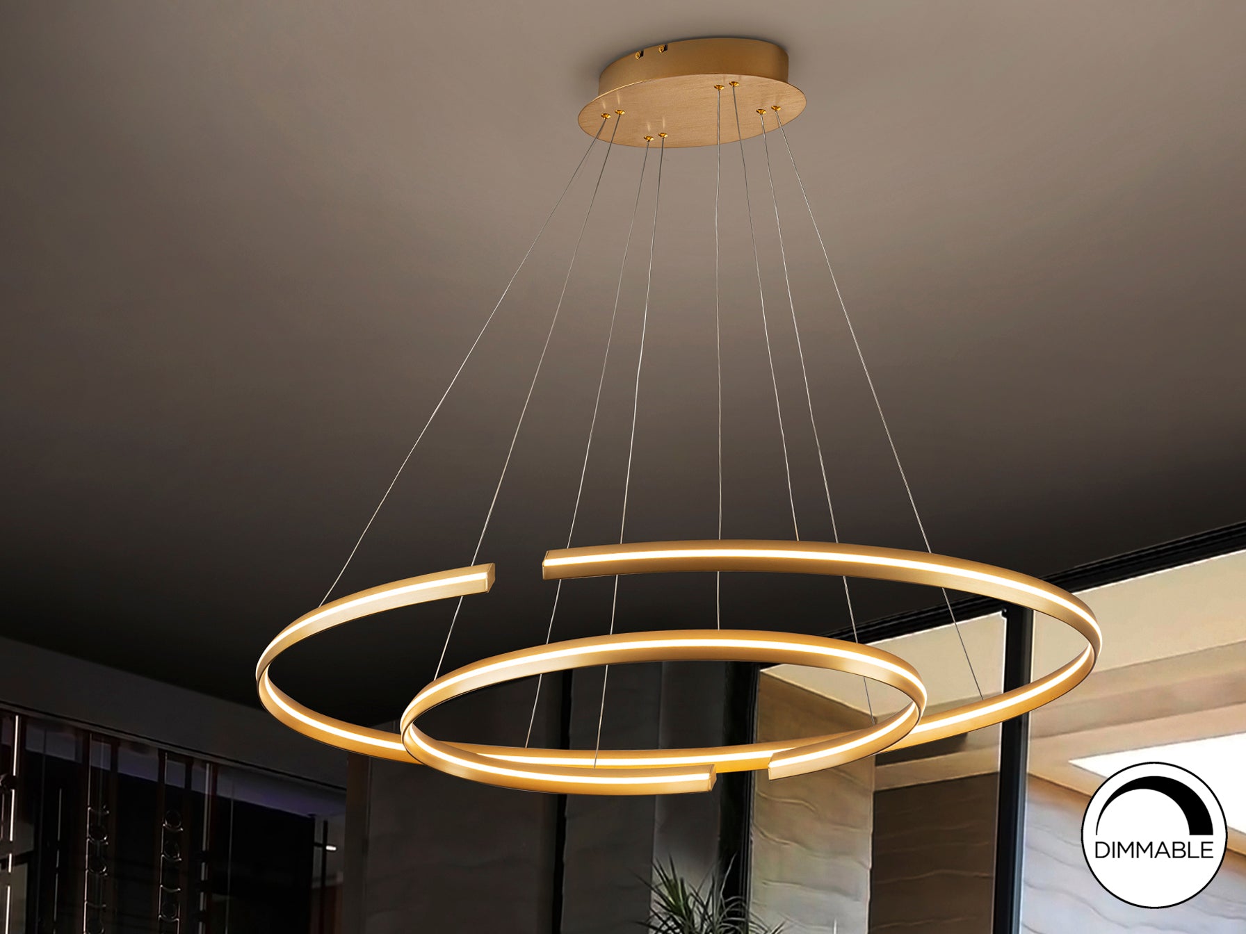 Lámpara Techo LED Schuller Elipse - Diseño Moderno y Elegante | luzguru.com