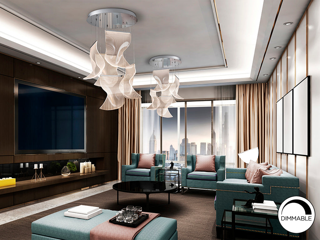 Lámpara Moderna Cromada VELOS - Schuller - Calidad Premium | luzguru.com