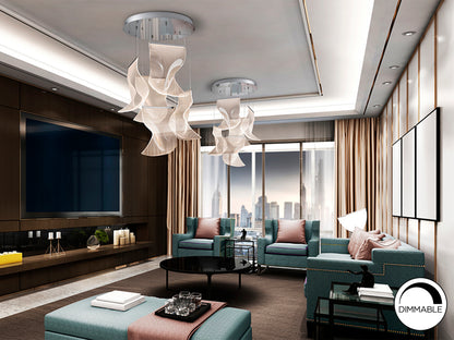 Lámpara Moderna Cromada VELOS - Schuller - Calidad Premium | luzguru.com