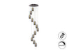Schuller 584541 - Lámpara de techo Nebula 12 luces LED Cromo - luzguru.com
