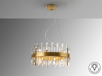 Lámpara Techo Moderna Oro - Schuller Grace | luzguru.com