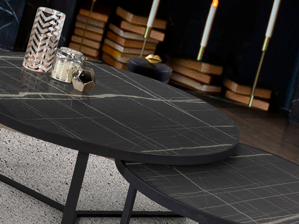 Mesas Auxiliares Naira - Diseño Moderno Schuller | luzguru.com