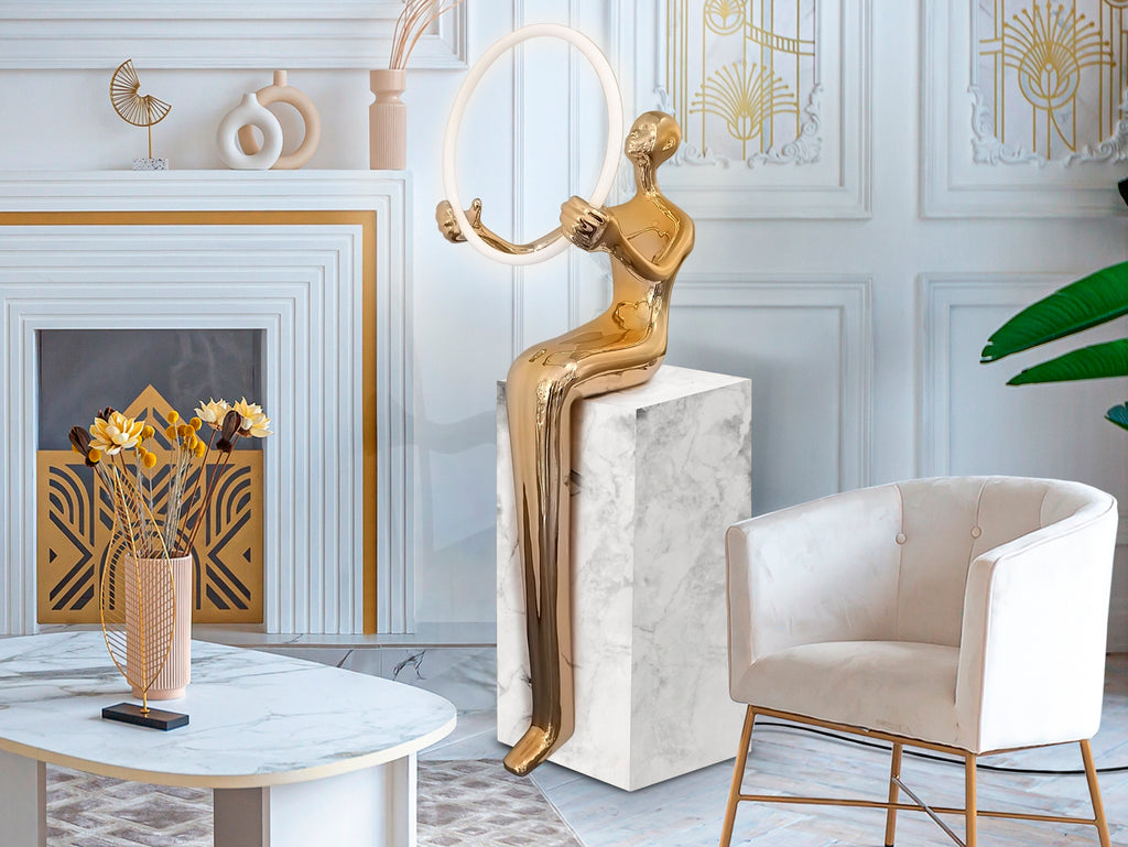 Figura Decorativa Aro Oro - Schuller El Aro | luzguru.com