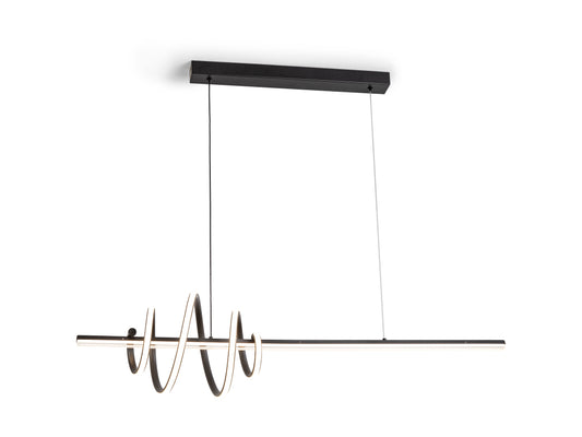 Schuller 693073 - Lámpara Tornado Negra - luzguru.com