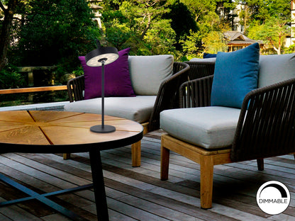 Sobremesa LED Exterior Negra Schuller - Diseño Moderno | luzguru.com