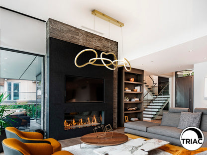 Lámpara de Techo Nexo Oro - Schuller - Diseño Moderno | luzguru.com