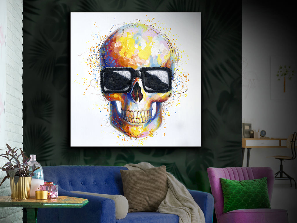 Cuadro Acrílico Catrina 100x100 - Schuller - Calidad Premium | luzguru.com