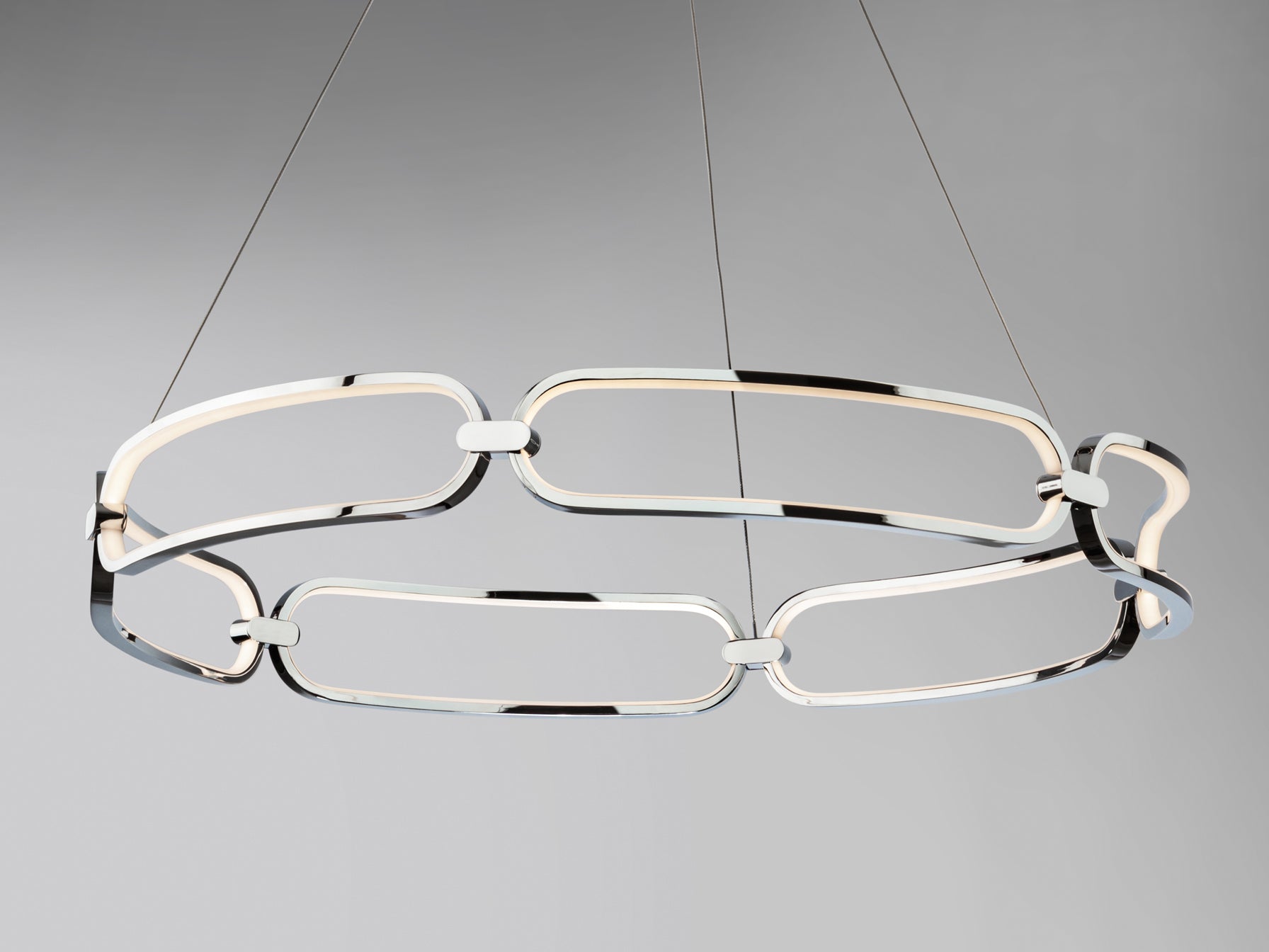 Lámpara LED Colette Cromada Ø80cm - Schuller - Calidad Premium | luzguru.com