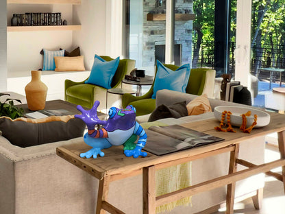Figura Decorativa Ranita Schuller - Diseño único y artesanal | luzguru.com