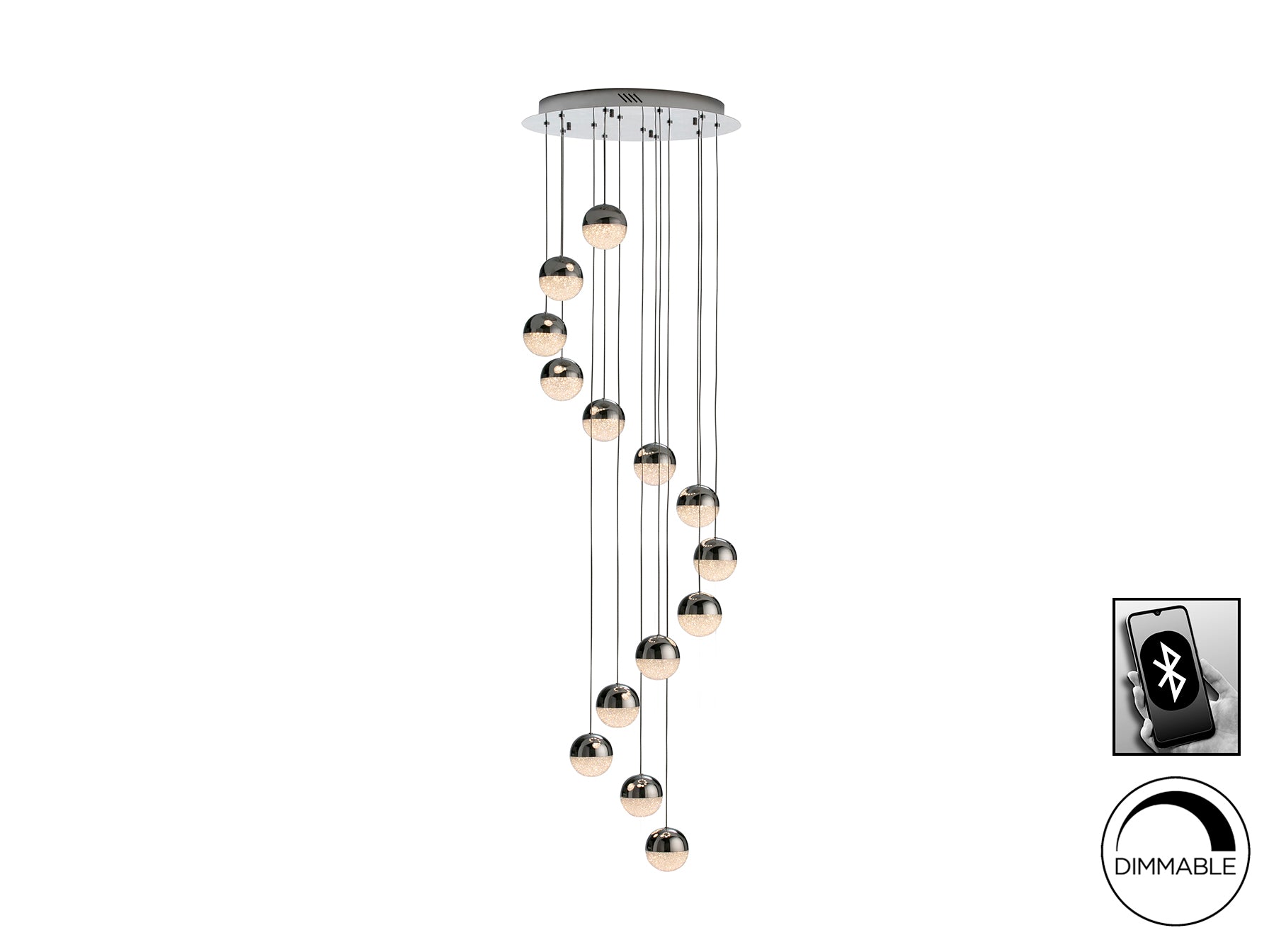 Lámpara LED Schuller Sphere - Diseño Moderno y Dimmable | luzguru.com