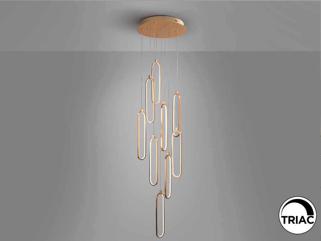 Lámpara de Techo Colette Oro Rosa - Schuller - Iluminación Moderna | luzguru.com