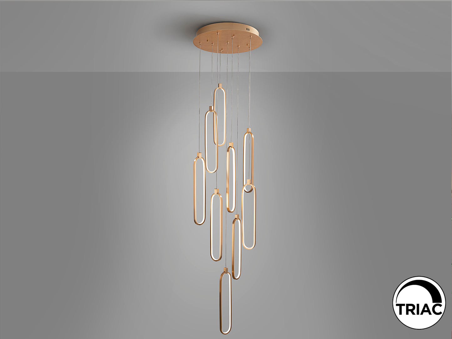 Lámpara de Techo Colette Oro Rosa - Schuller - Iluminación Moderna | luzguru.com