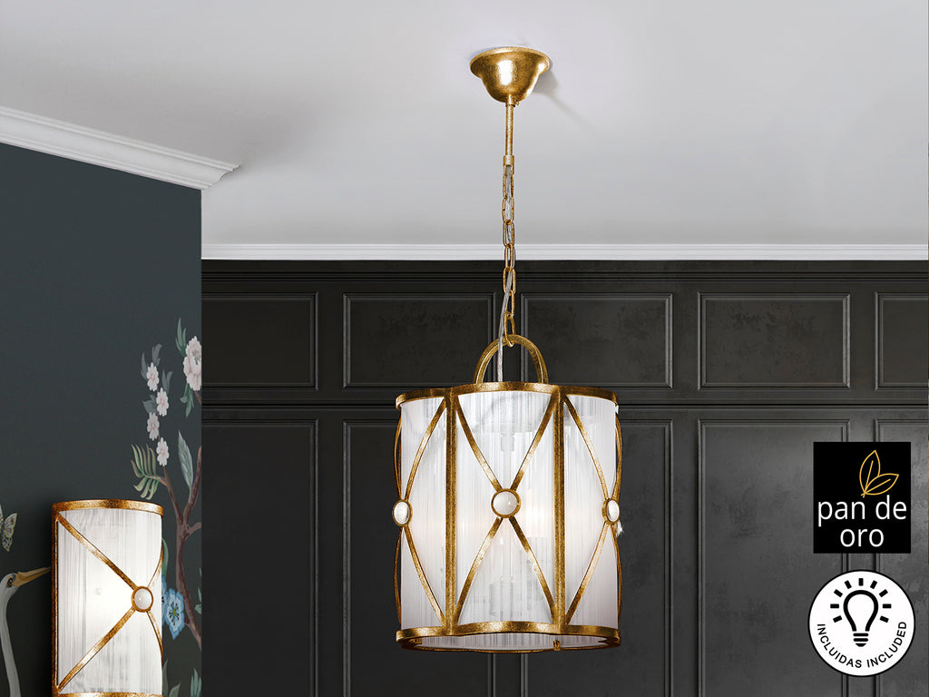 Lámpara de techo Esparta Oro - Schuller - Calidad Premium | luzguru.com