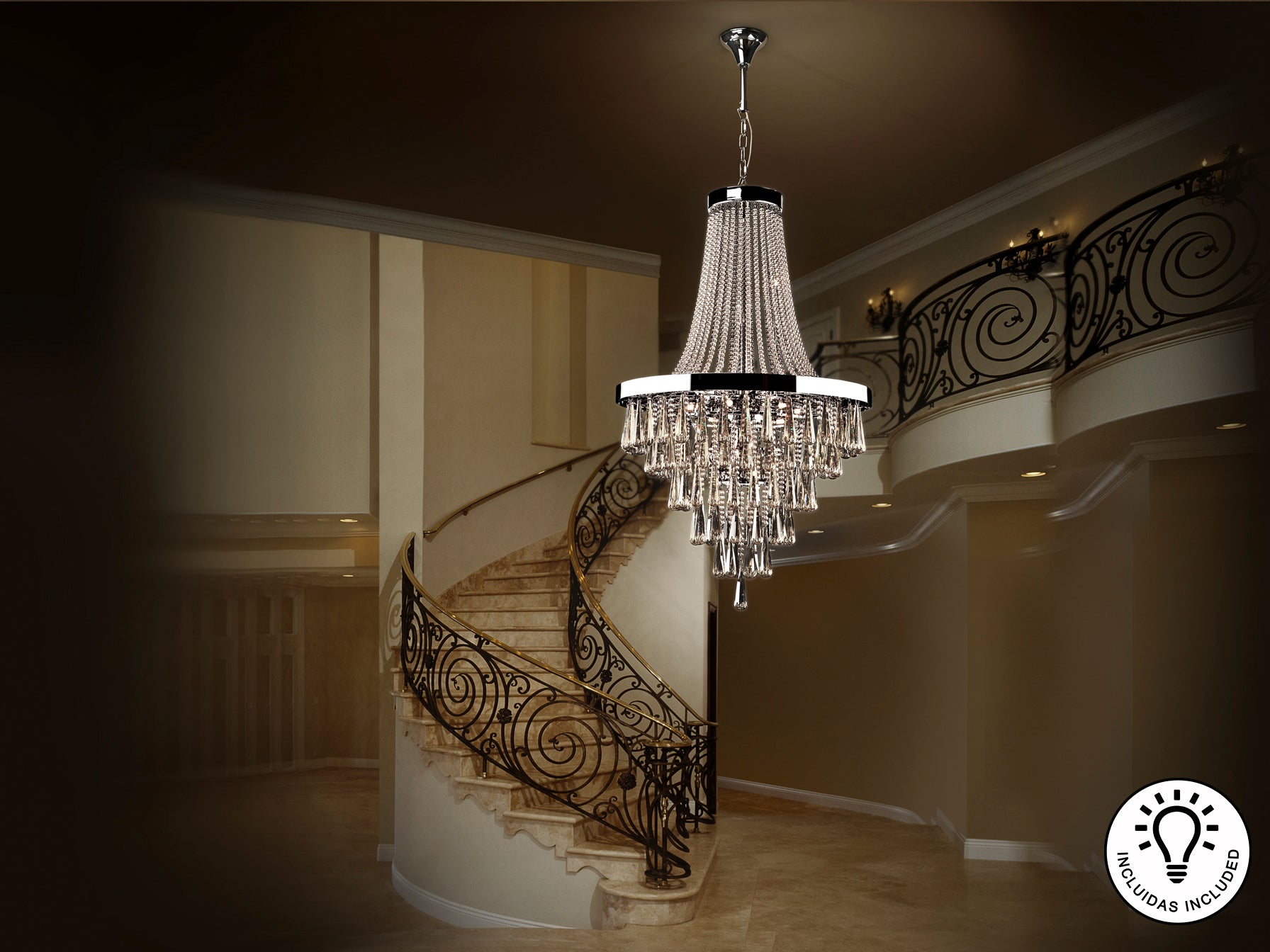 Lámpara Colgante Palace 22 Luces - Schuller - Calidad Premium | luzguru.com