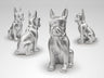Figura Bulldog Francés Plata - Schuller 722582 - luzguru.com