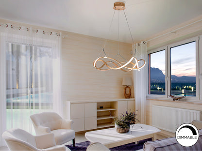 Schuller 763712 - Lámpara LED Molly Oro Rosa - luzguru.com