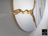 Espejo Schuller Surcos Pan de Oro D100 - Ref. 487012 - luzguru.com