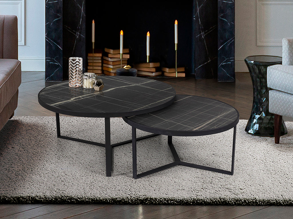 Mesas Auxiliares Naira - Diseño Moderno Schuller | luzguru.com