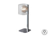 Lámpara Sobremesa Schuller Eclipse 506625 - Cromo y Transparente - luzguru.com