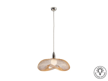 Lámpara Moderna Cromo Oro - Schuller Forma | luzguru.com