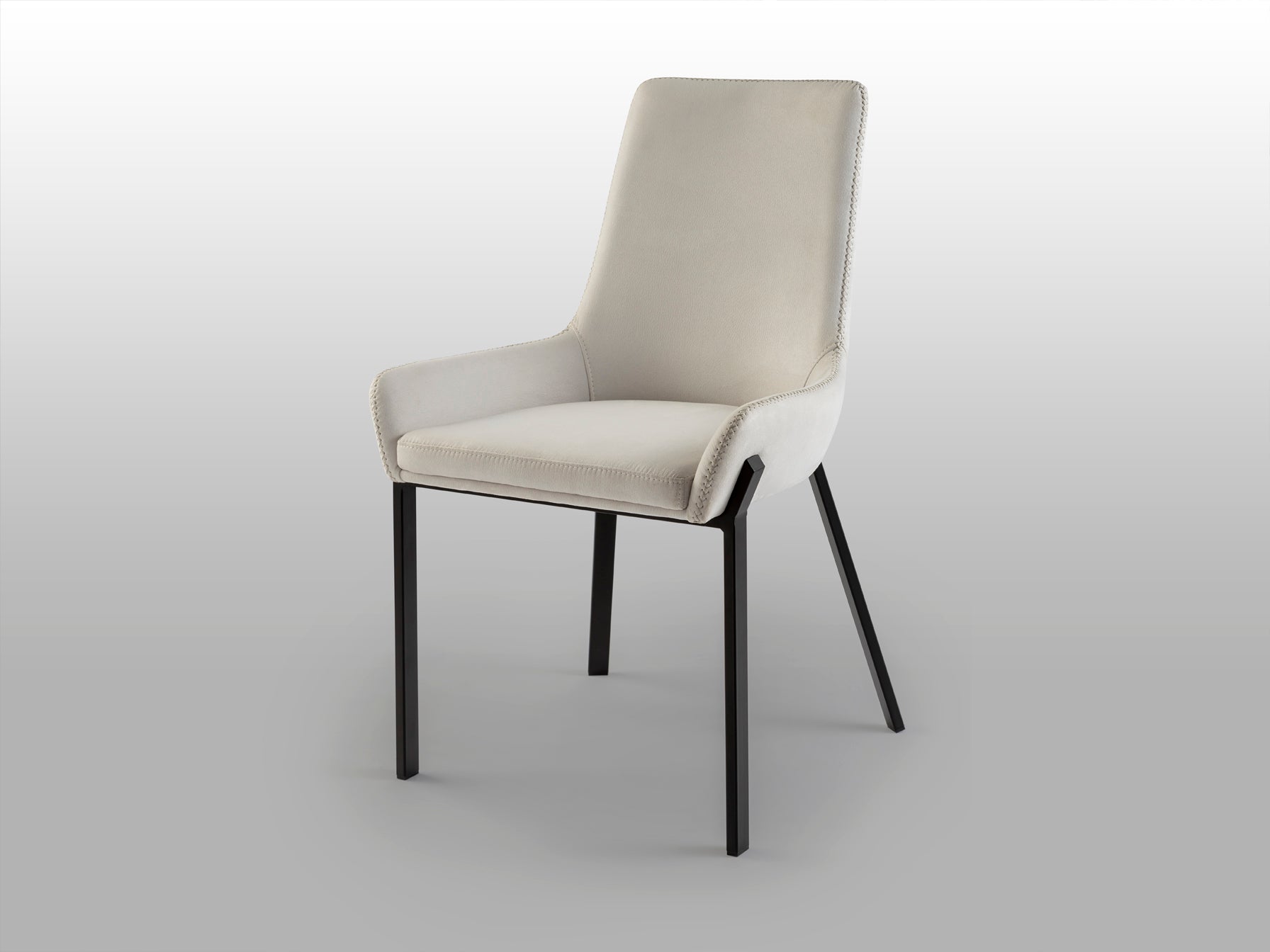 Silla Moderna Negra y Blanca - Schuller Diane | luzguru.com