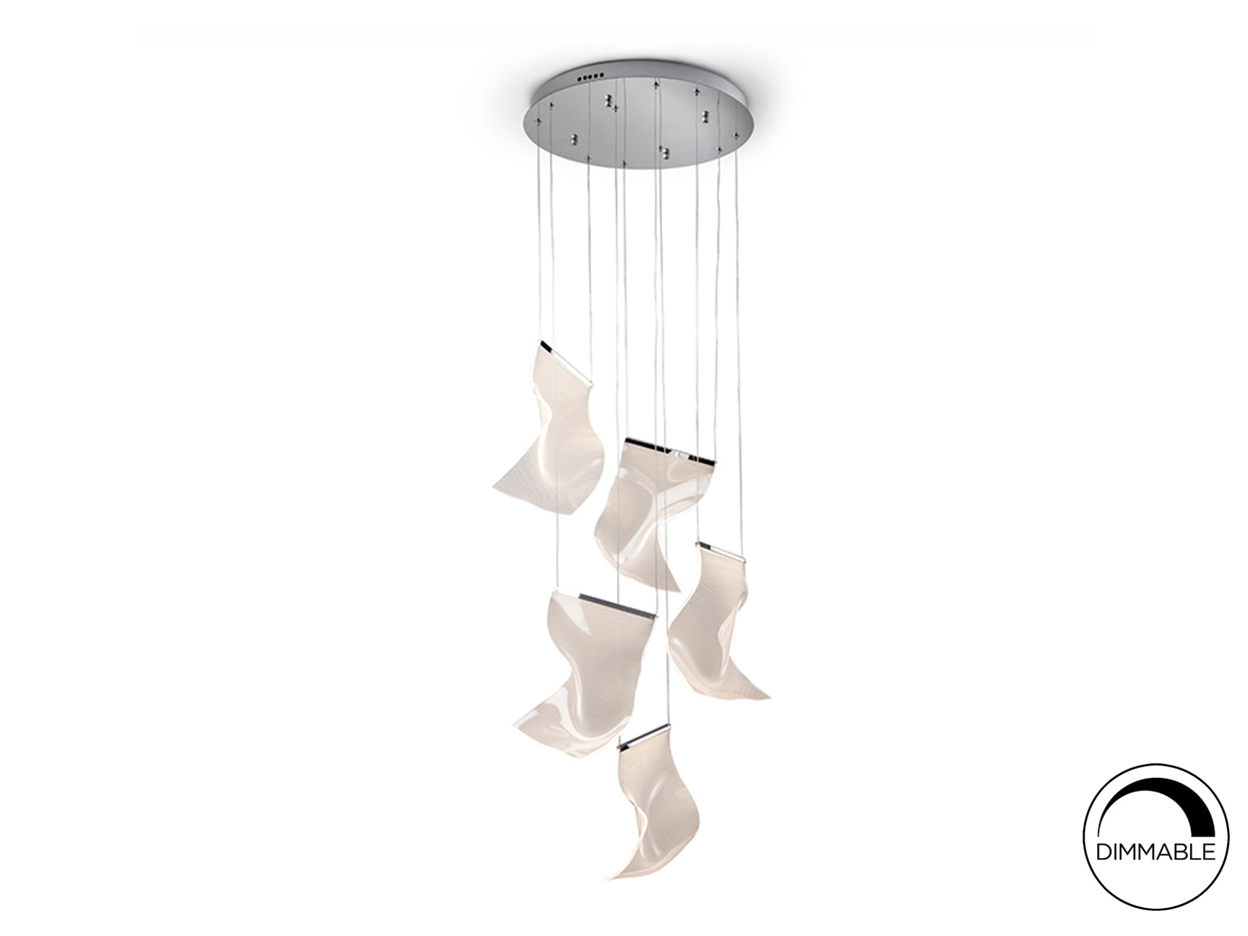 Lámpara Moderna Cromada VELOS - Schuller - Calidad Premium | luzguru.com