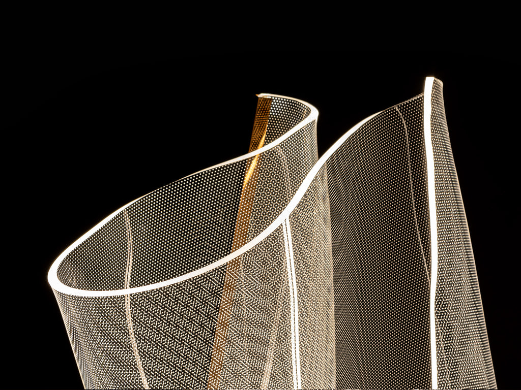 Schuller 608312 - Lámpara de pie VELOS Oro Rosa - luzguru.com