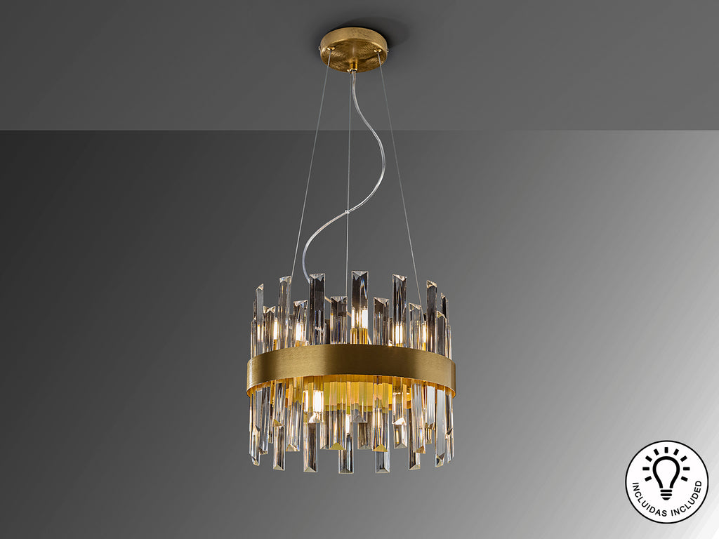 Lámpara de Techo GRACE Oro - Schuller - Iluminación de Lujo | luzguru.com