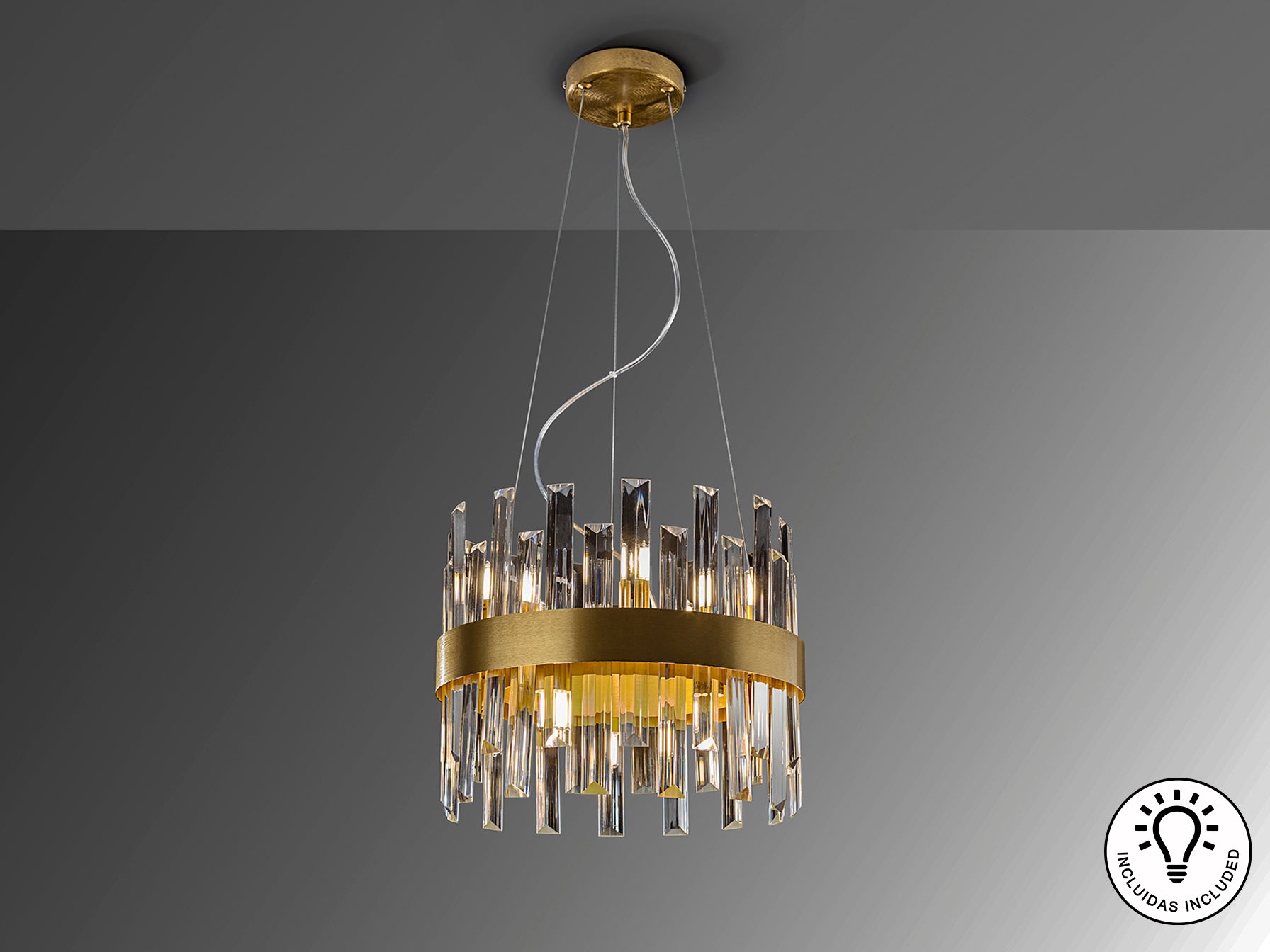 Lámpara de Techo GRACE Oro - Schuller - Iluminación de Lujo | luzguru.com