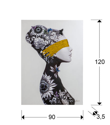 Medidas Cuadro Acrílico Schuller Perfil I 498036: 90x120x3.5cm, 2.12kg.
