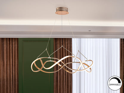 Lámpara LED Moderna Oro Rosa - Schuller Molly | luzguru.com