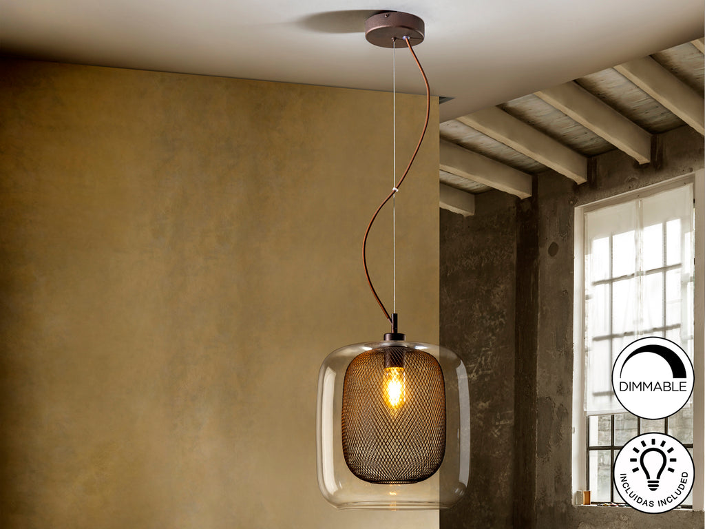 Lámpara de Techo Schuller Fox Chocolate - Iluminación Premium | luzguru.com