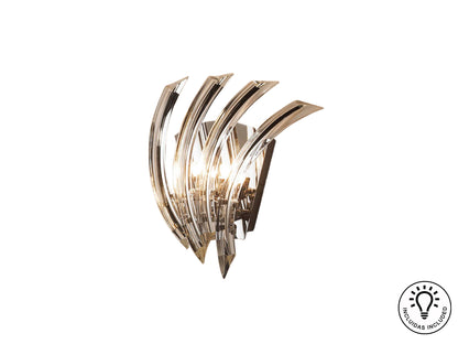 Aplique de pared Schuller Eloise 711021 - Cromado y Cristal - luzguru.com