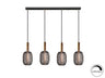 Schuller 413794 - Lámpara MICRON 4 Luces Oro/Negro - luzguru.com