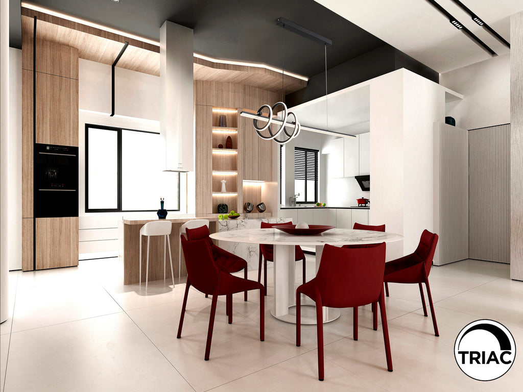 Lámpara Negra Moderna Schuller Tornado - Iluminación de Diseño | luzguru.com