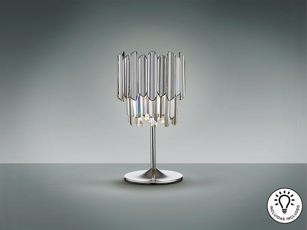 Lámpara Sobremesa Tiara Cromada - Schuller - luzguru.com