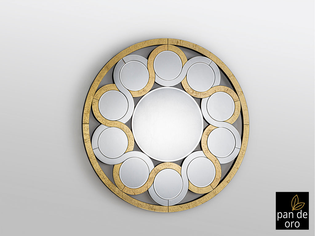 Espejo Zendaya Oro - Schuller - Diseño Exclusivo | luzguru.com